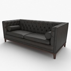 Ethan Allen Anderson Leather Sofa