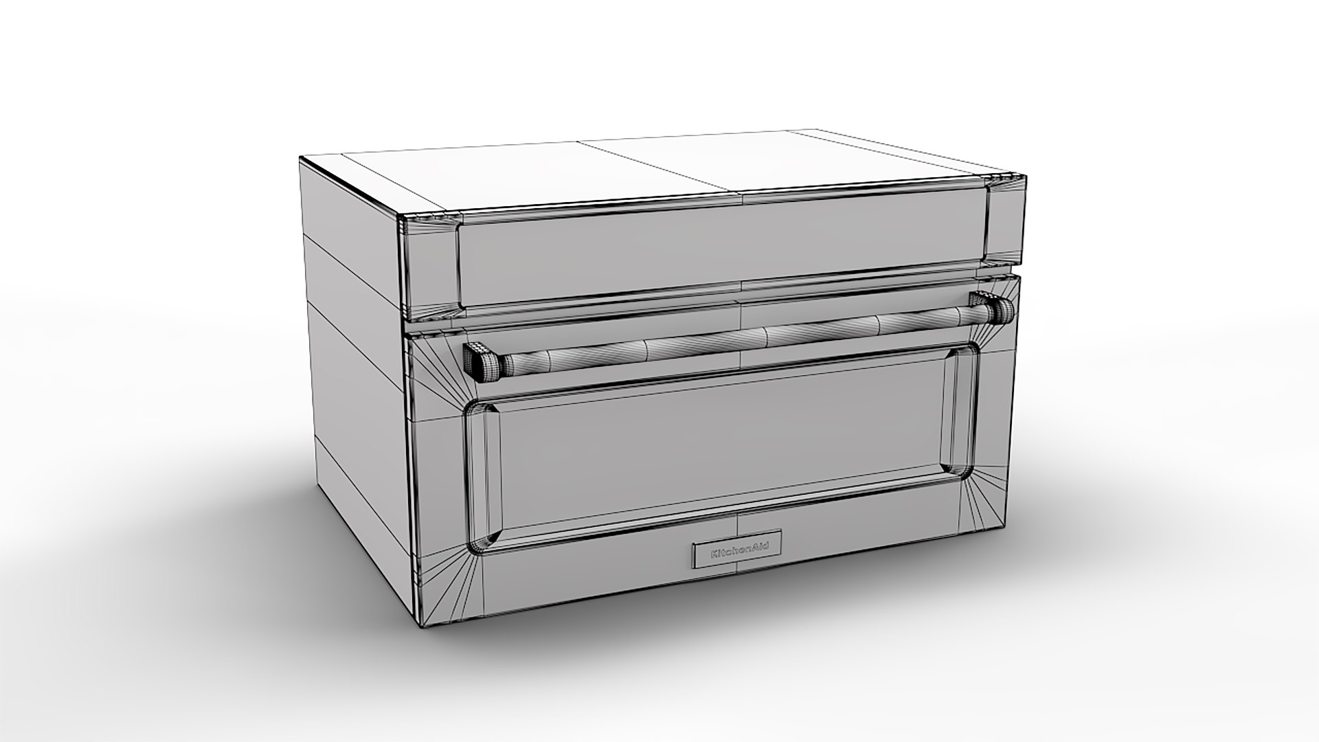 KitchenAid Microwave Oven KMBP100ESS 3D Model TurboSquid 2208216