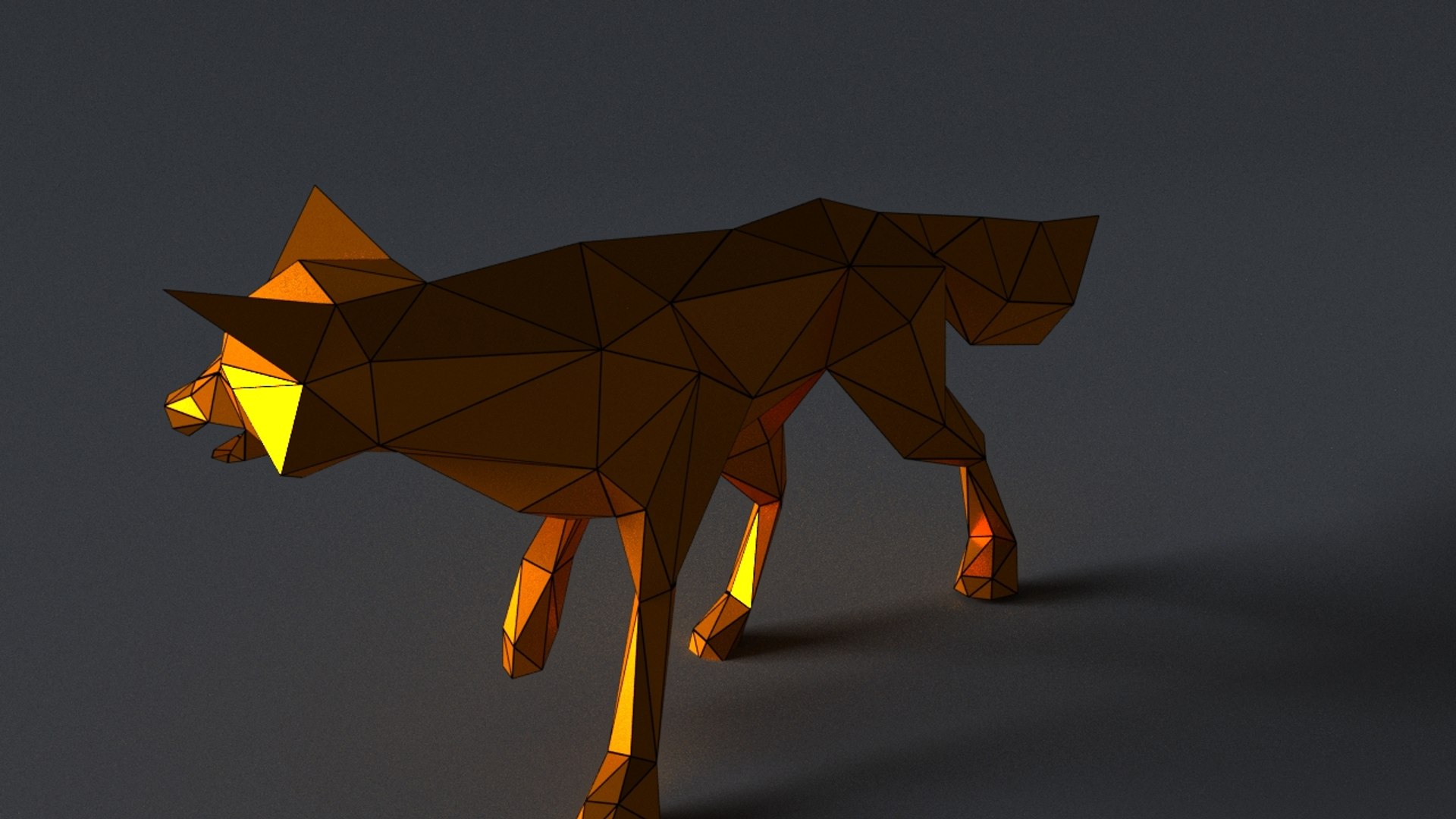 3D Fox Sculptures Model - TurboSquid 1408497