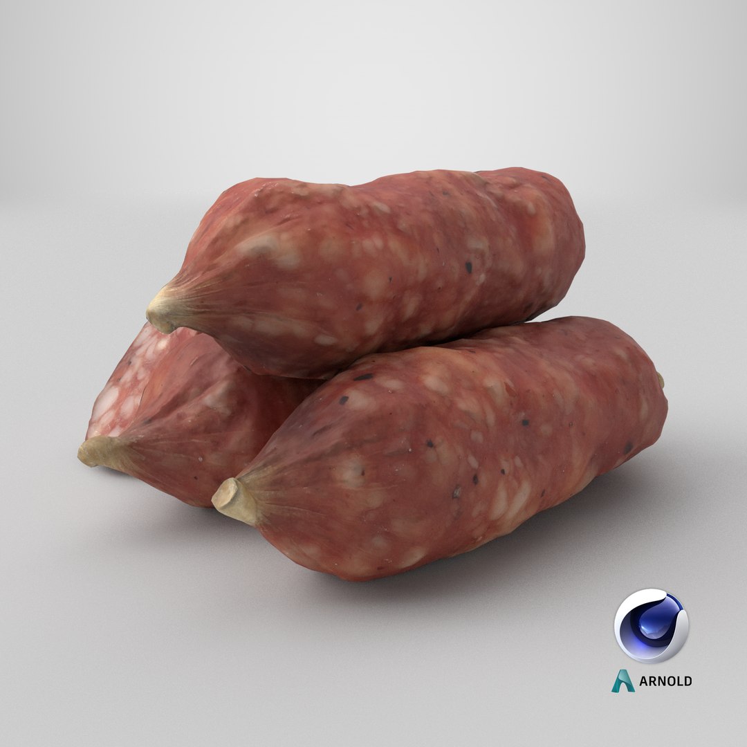 3D Pork mini sausage model https://p.turbosquid.com/ts-thumb/Qn/osJWbC/L4/stemcell_cinema_4d_arnold_render/png/1739981754/1920x1080/fit_q87/deb200ce127937aab560c6a16393e9a221f58687/stemcell_cinema_4d_arnold_render.jpg