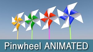 pinwheel 3d model
