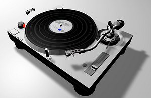 dj deck 3d model