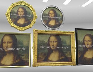 3D model painting frames