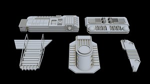 Starship Greeble collection 1