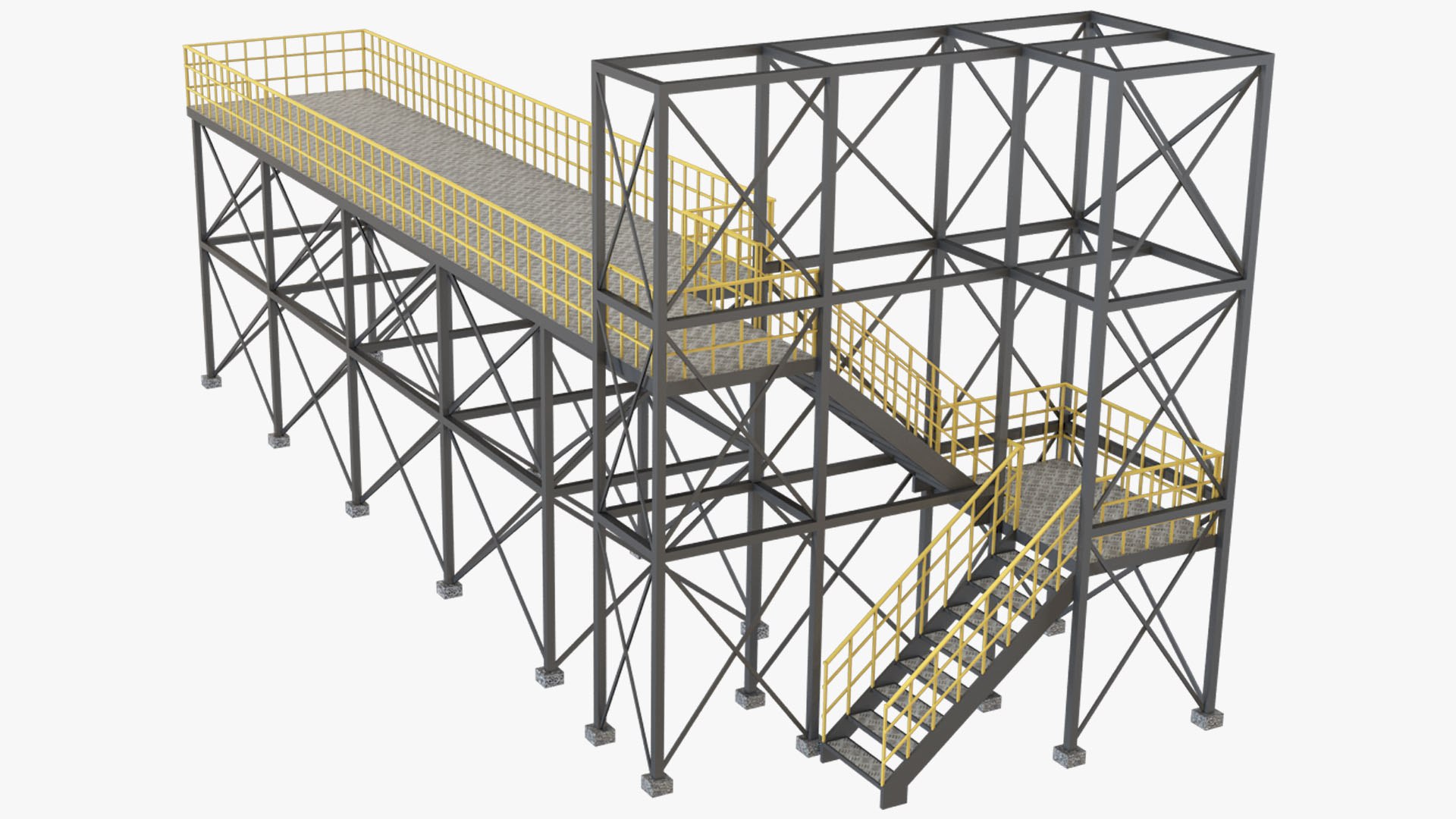 Industrial Platform 1 3D - TurboSquid 1541419