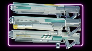 Modern Sci-Fi Rifles Bundle 3