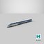 Blue High-Speed Passenger Train model
