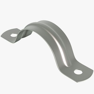 stainless steel hole pipe 3D model