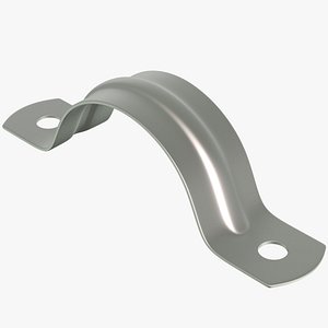 Stainless Steel Two Hole Pipe Straps Tension Tube Clip Clamp