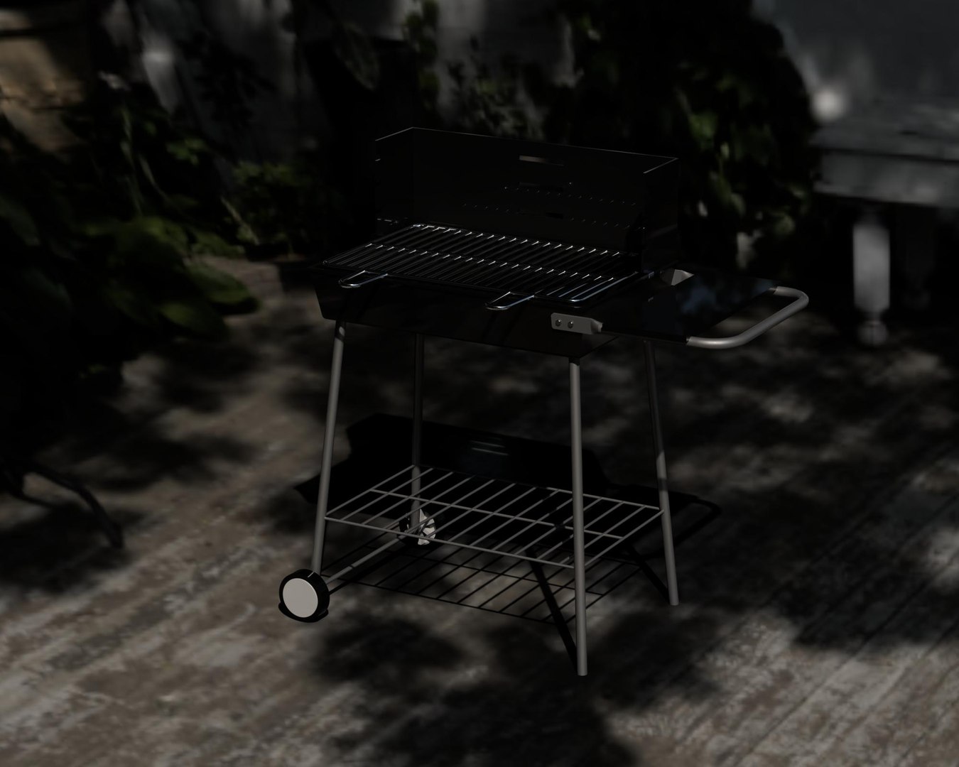 Barbecue model - TurboSquid 2029864