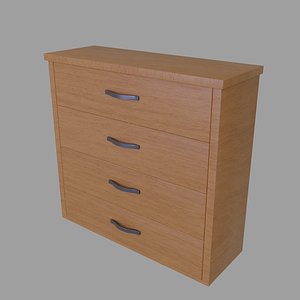 3D Dresser model