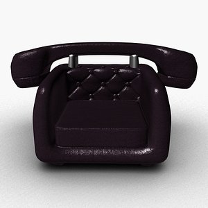 3D chair telephone