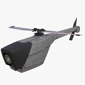 Scifi military UAV - Flir Scout Mini Drone model