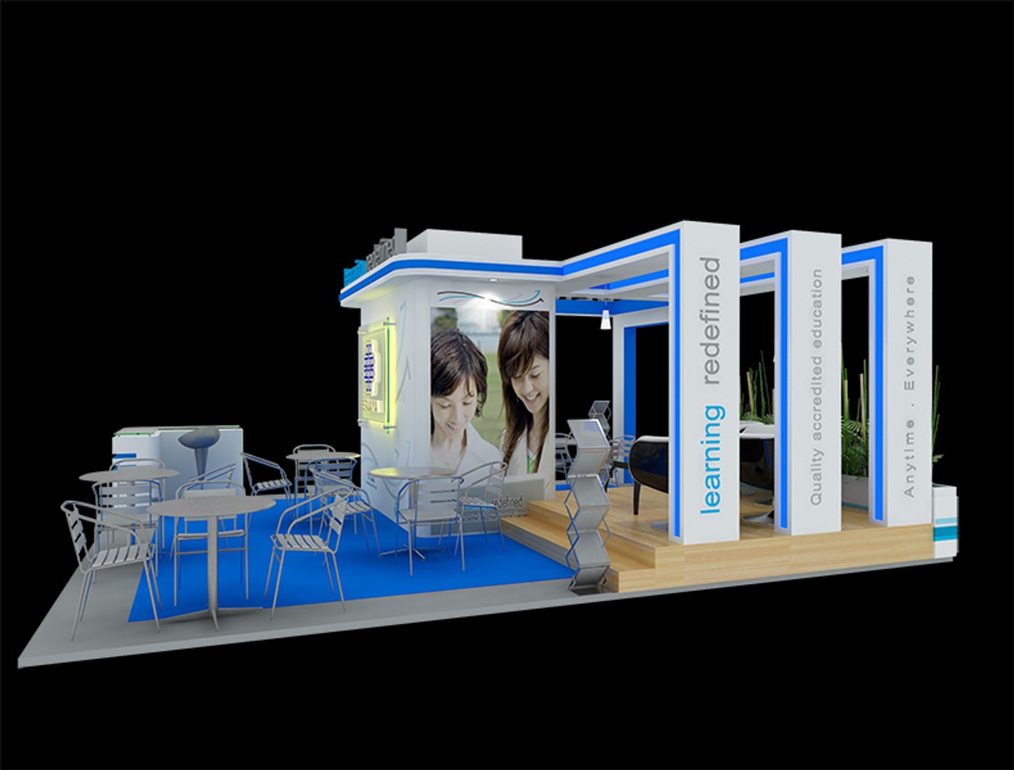 Berjaya Exhibition Booth: Model - TurboSquid 1541135