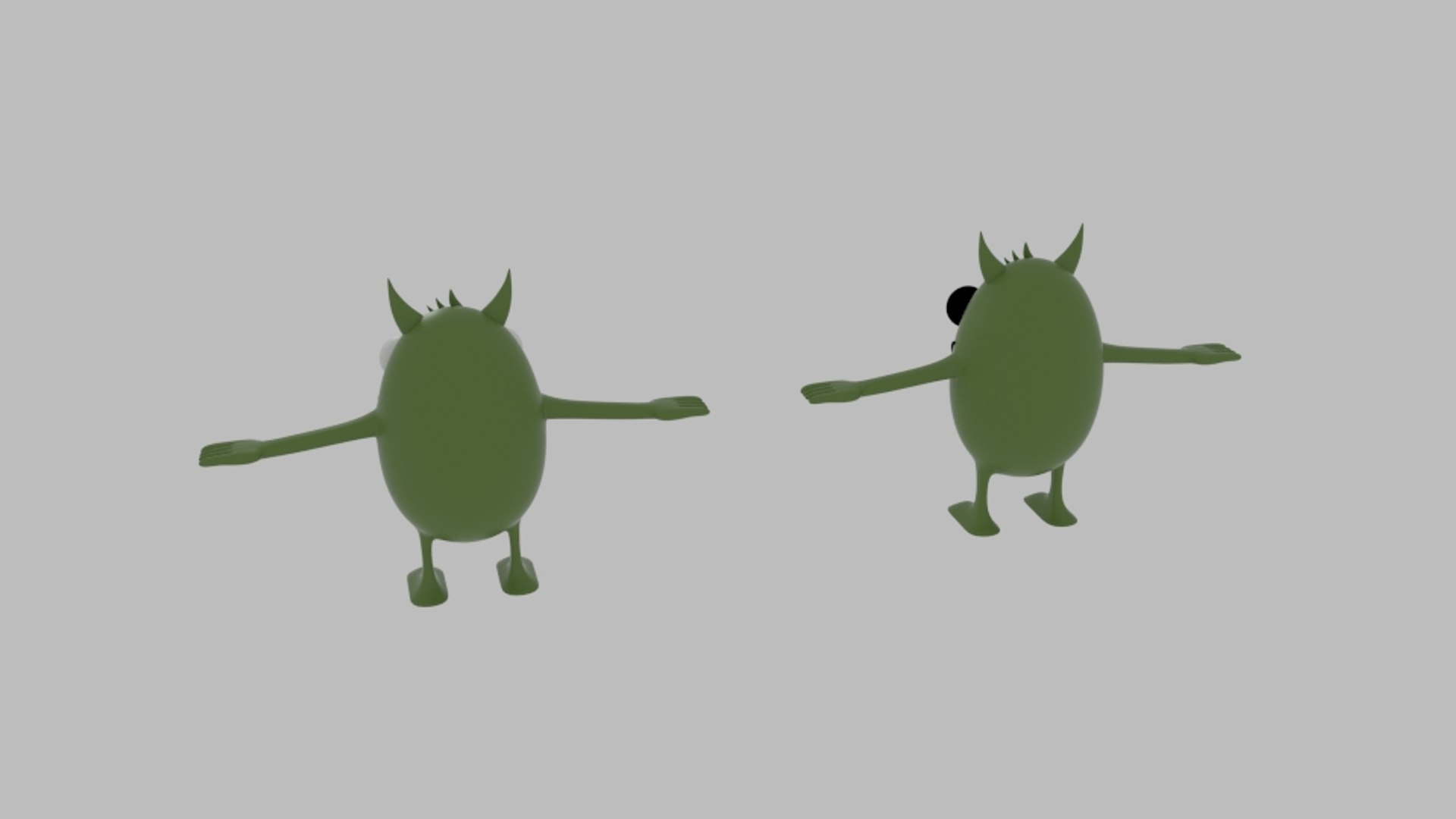 Germonster Germ Monster 3D Model - TurboSquid 1289763