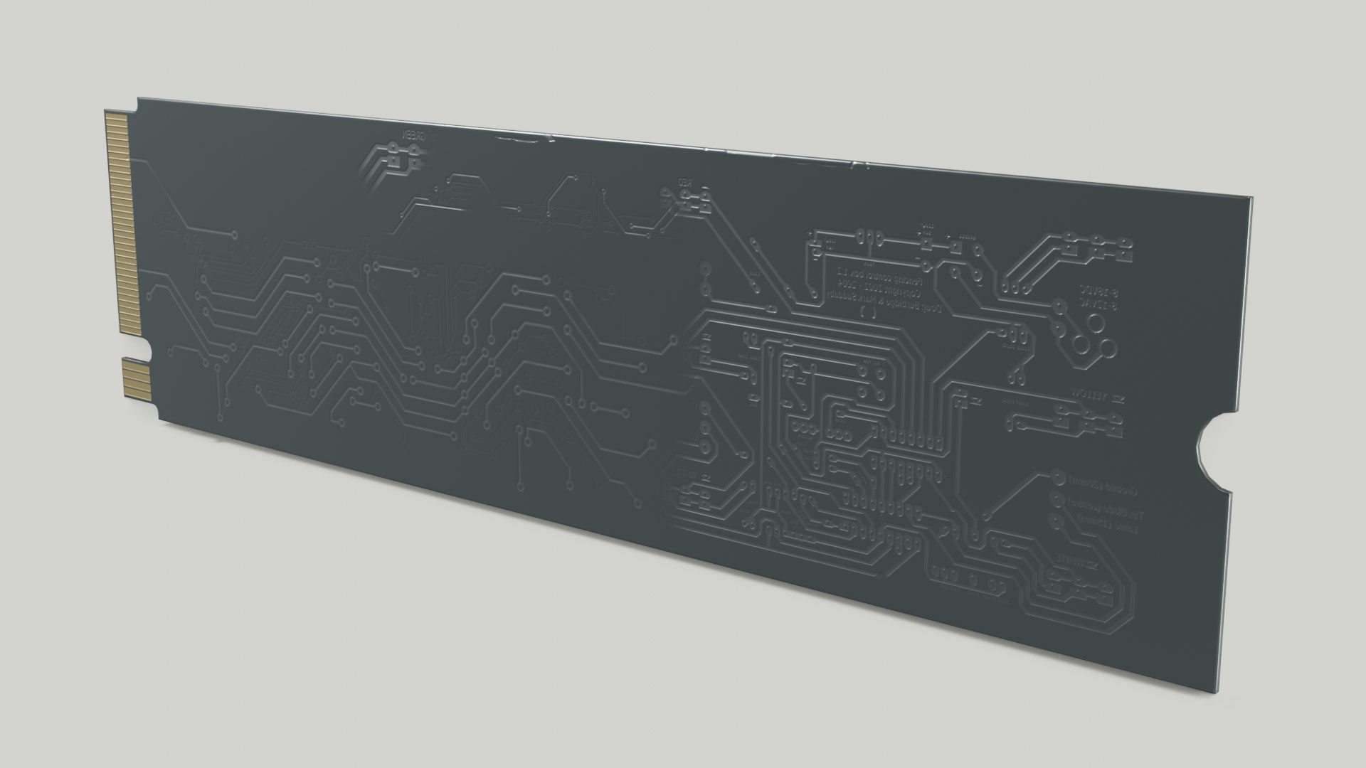 NVme SSD M2 3D - TurboSquid 1794804