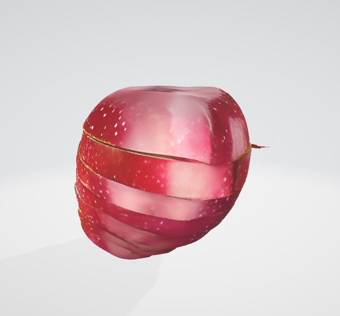 3D Realistic Apple Slices 3D Render - TurboSquid 2284324