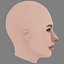 Camila Queiroz Head - No Hair - Low poly head for game