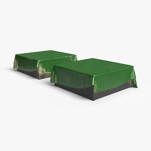 Covered coffee table