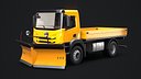 Winter Service Truck with Snow Plow