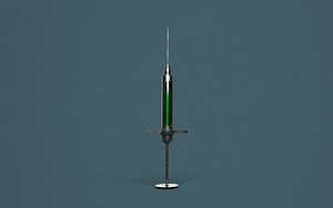 Iron syringe 3D model