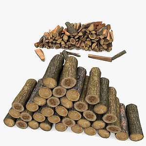 Cut Chop Wood Log Pile