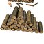 Cut Chop Wood Log Pile