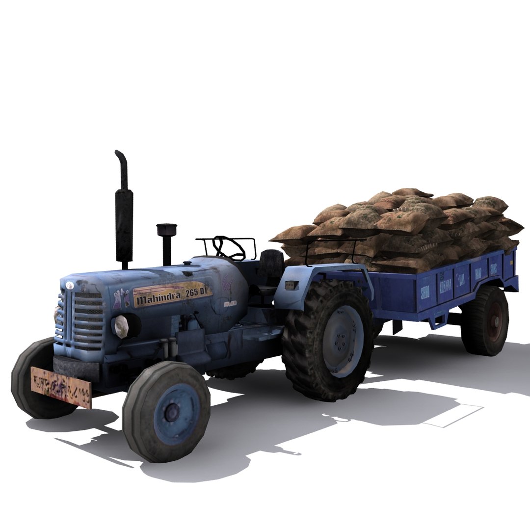 Tractor Engine 3d Model