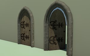 Medieval Wooden Door