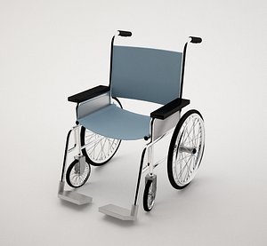 3d wheelchair wheel chair