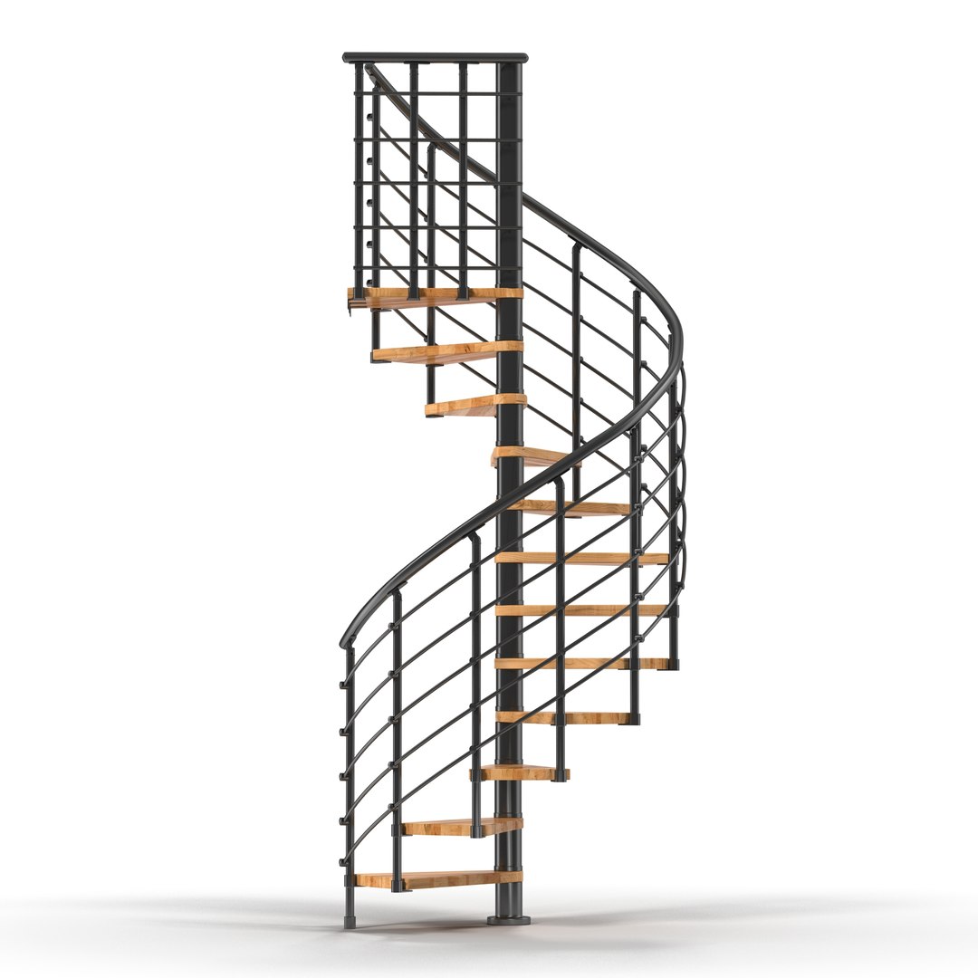 Stairs 5 3D Model 3D model preview