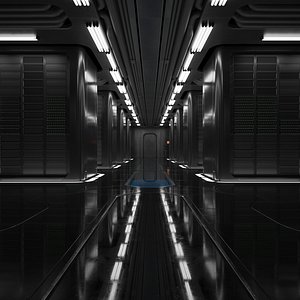 Sci-fi Interior 16 - Server Room