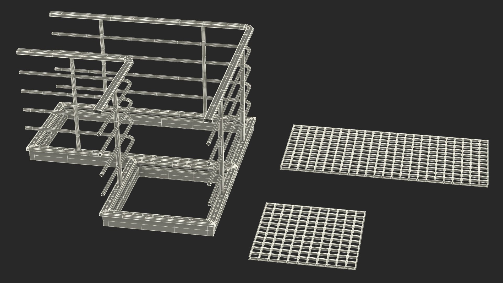 3D Prefabricated Industrial Catwalk model https://p.turbosquid.com/ts-thumb/Qo/j3rRxl/SN/prefabricatedindustrialcatwalkvray3dmodel120/jpg/1703235856/1920x1080/fit_q87/3e1c6f03c9b0619f3c03594d223b94eb57df3afd/prefabricatedindustrialcatwalkvray3dmodel120.jpg