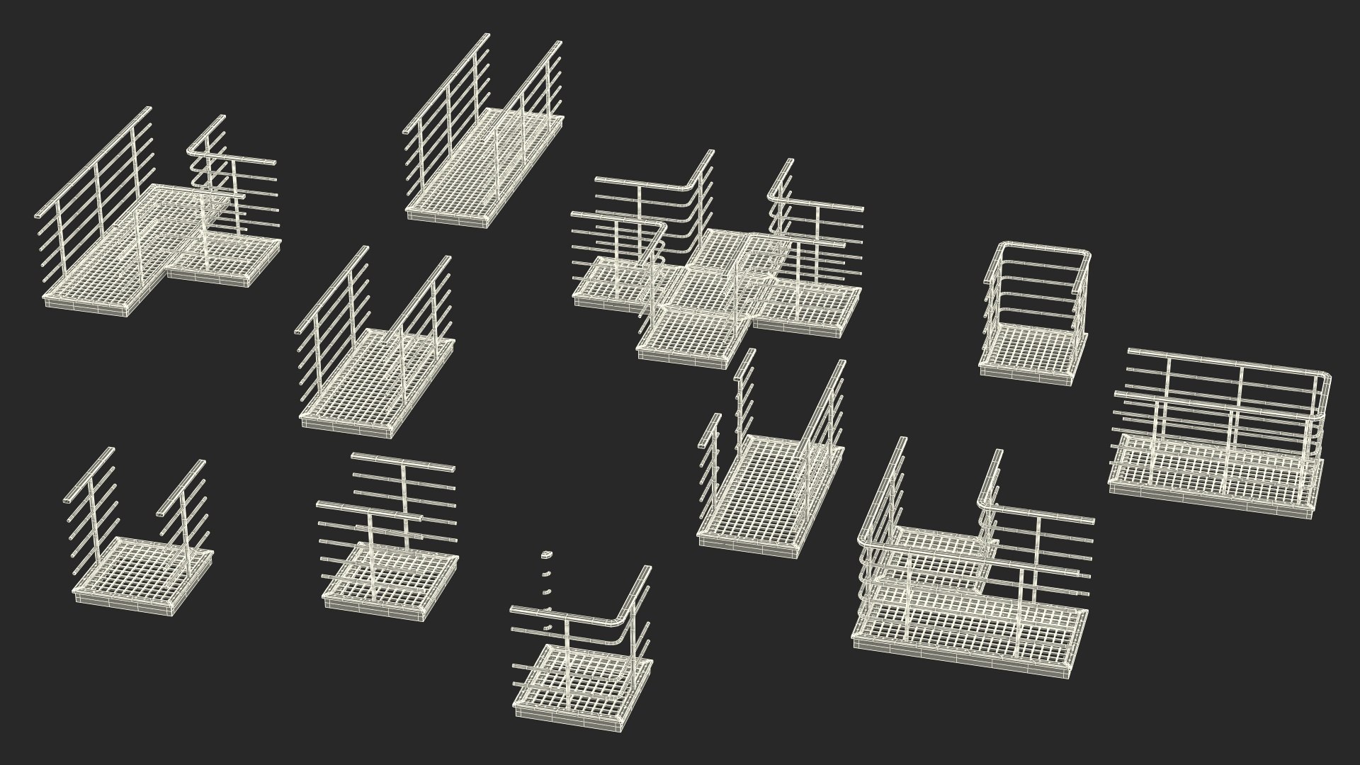 3D Prefabricated Industrial Catwalk model https://p.turbosquid.com/ts-thumb/Qo/j3rRxl/pe/prefabricatedindustrialcatwalkvray3dmodel118/jpg/1703235848/1920x1080/fit_q87/952dcb1ec2243684c57322b80736e76b3bd4a1b1/prefabricatedindustrialcatwalkvray3dmodel118.jpg