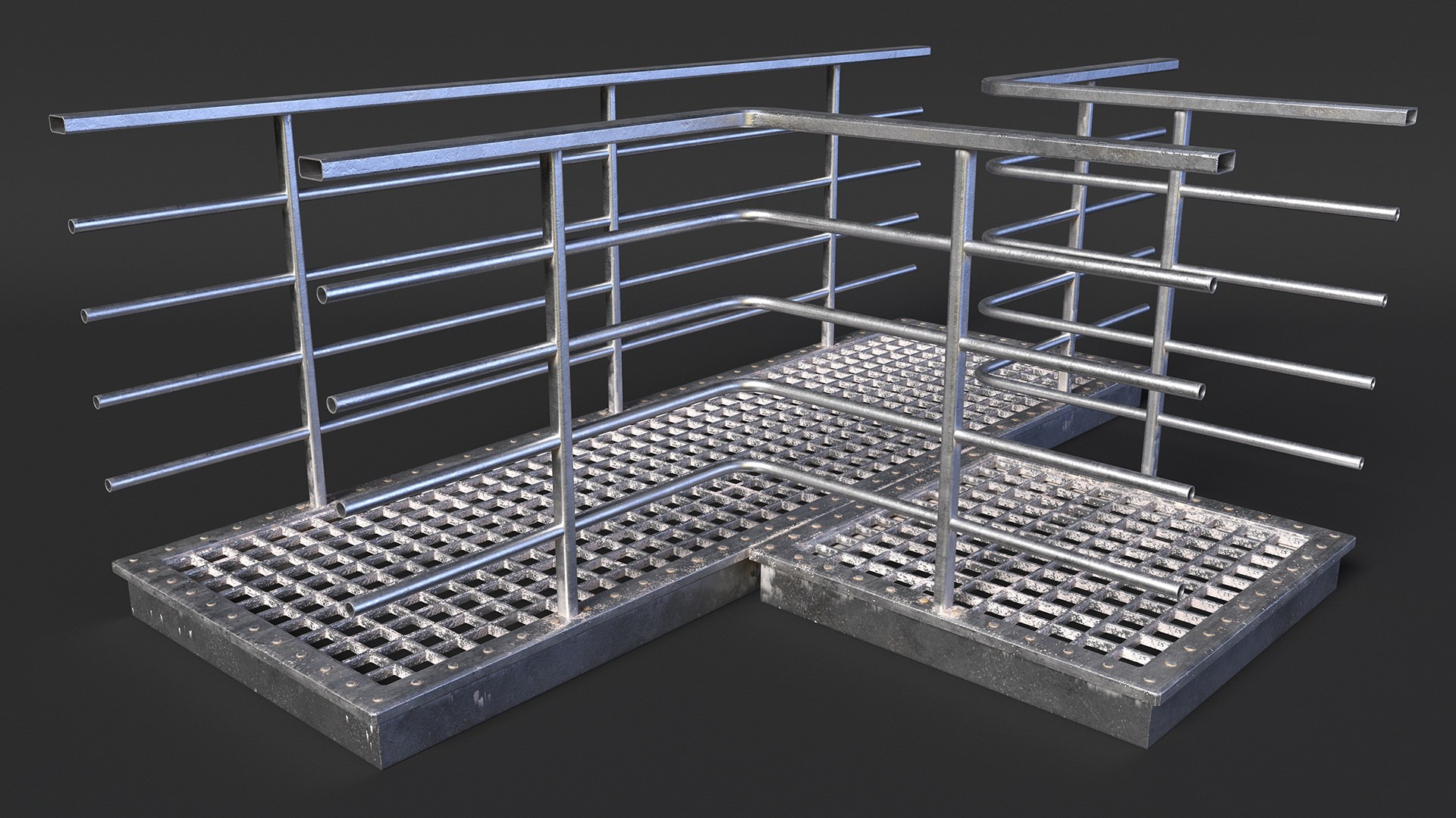 3D Prefabricated Industrial Catwalk model https://p.turbosquid.com/ts-thumb/Qo/j3rRxl/pi/prefabricatedindustrialcatwalkvray3dmodel053/jpg/1703235625/1920x1080/fit_q87/2b8393528ba254b52a91537d82fda25833ef3ee9/prefabricatedindustrialcatwalkvray3dmodel053.jpg
