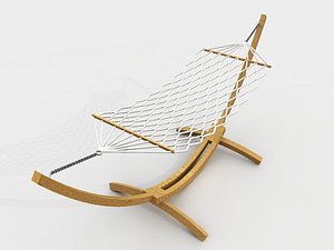 Wooden hammock outdoor furniture