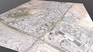 3D CityscapeDubai Investment Park Dubai United Arab Emirates model