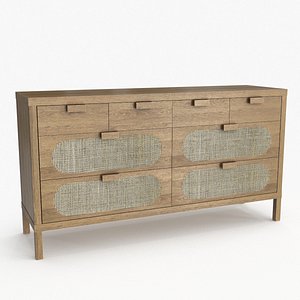 Marcy 8 Drawer Dresser Brown