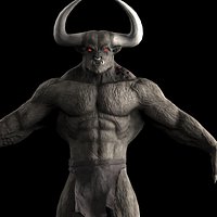 Minotaur rigged