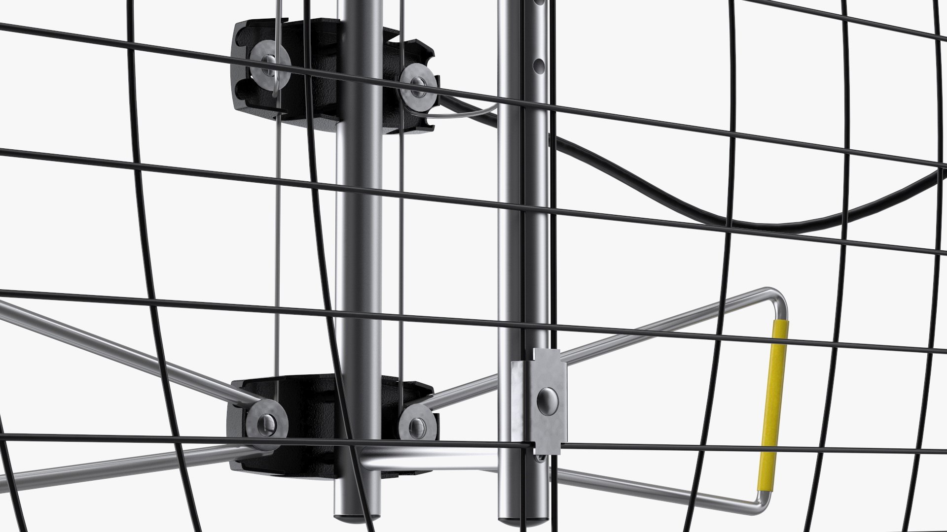 UHF Long Range Multi Directional Bowtie TV Antenna 3D model