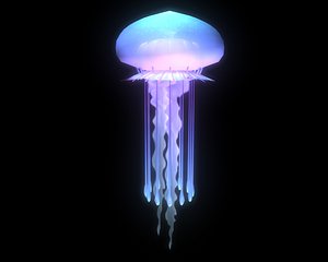 3d model fantasy jellyfish