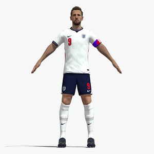 A-Pose Rigged Harry Kane Worldcup 2026