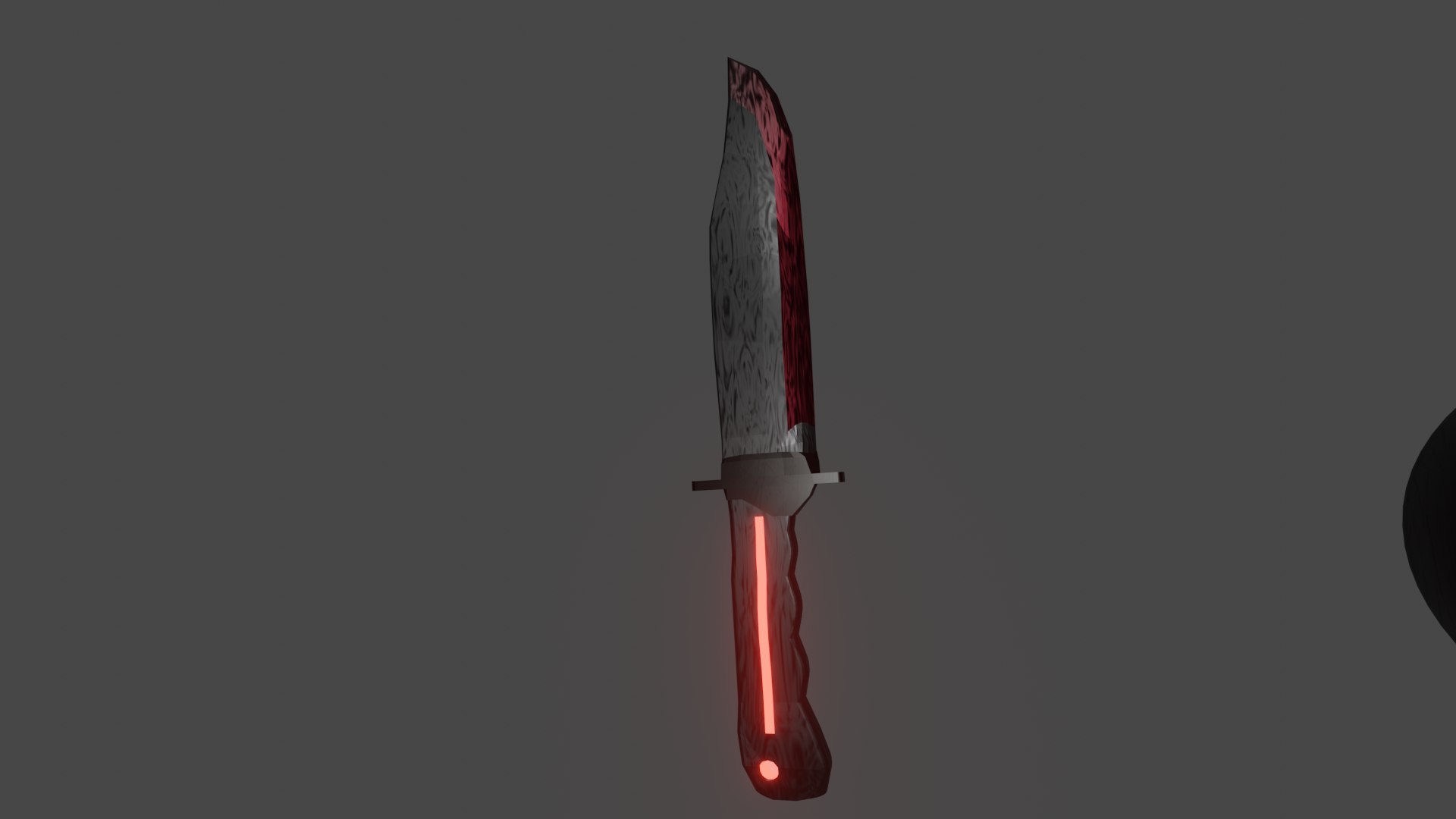 Glowing Knife Low Poly 3D Model - TurboSquid 1972930