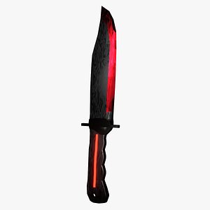 Glowing Knife Low Poly