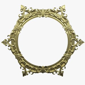 3d classical decoration model