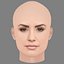 Demi Lovato Head - No Hair - Low poly head for game