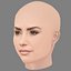 Demi Lovato Head - No Hair - Low poly head for game