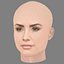 Demi Lovato Head - No Hair - Low poly head for game