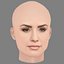 Demi Lovato Head - No Hair - Low poly head for game