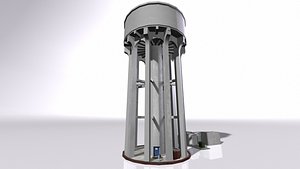 water tower 3D model